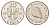 Гана 20 седи 1991 раковина KM 30 никелированная сталь  UNC  M65-08