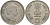 Индия 5 рупий 1985 на смерть Индиры Ганди KM 150 медно-никель aUNC 97-341