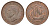 Великобритания 1/2 пенни 1943 Георг VI (1936-1952) KM 844, Spink 4115 бронза 4662-1057