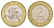 Литва 2 лита 2008 KM 112 биметалл 4633-911