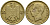 Румыния 10 леев 1930 Кароль II (1930-1940) KM 49 никель латунь 87-751