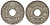 Франция 10 сантимов 1925 KM 866a медно-никель 4164-413