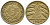 ГЕРМАНИЯ 5 РЕНТЕНПФЕННИГОВ 1924 F KM 32, J. 308 алюминиевая бронза 39-459