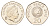 Гернси 20 пенсов 2012 KM 90 медно-никель UNC M70-09