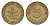 ФРГ 5 пфеннигов 1950 D KM 107, J. 382 сталь плакированная латунью 4618-1053