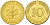ФРГ 10 ПФЕННИГОВ 1989 D KM 108, J. 383 сталь плакированная латунью 219-545