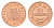 Боливия 10 сентаво 1997 год-тип KM 202a сталь плакированная медью UNC 4659-1257