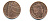 Великобритания 1 пенни 2010 Елизавета II (1952-2022) KM 1107, Spink B6 сталь плакированная медью 177-1223