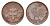 Камерун 50 сантимов 1943 CAMEROUN FRANÇAIS, год-тип KM 4 бронза 1518-1725