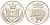 Ниуэ 1 доллар 2001 Покемоны - Мяут KM 134 медно-никель BU 00-810-01