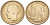БЕЛЬГИЯ 20 ФРАНКОВ 1980 BELGIE, БОДУЭН I (1951-1993) KM 160 никель бронза 4110-1542