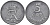 Дания 5 эре 1953 N; S, Фредерик IX KM 843.1 цинк 4545-314