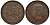 Греция 10 лепта 1878 К, король Георг I (1863-1913) KM 54 медь 4536-631