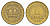 Югославия 1 динар 1938 KM 19 алюминиевая бронза UNC 4181-141