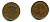БЕЛЬГИЯ 50 САНТИМОВ 1964 BELGIE KM 149.1 бронза 89-1733