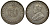 Стрейтс-Сетлментс 10 центов 1927 Георг V (1910-1936) КМ 29b серебро 53-641