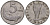 Италия 5 лир 1954 R, Руль, Дельфин KM 92 алюминий 4138-543