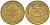 ФРГ 5 пфеннигов 1969 D KM 107, J. 382 сталь плакированная латунью 4514-446