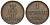 Ганновер 1 пфенниг 1856 B, Георг V KM 221, AKS 155, J. 83 медь 4594-212