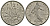 Франция 1/2 франка 1969 сеятель KM 931 никель 4135-653