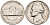 США 5 центов 1964 Джефферсон KM А192 медно-никель 4595-643