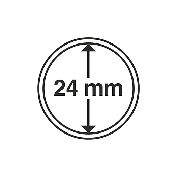 Капсулы круглые – 24,0 мм, упаковка 10 шт. Leuchtturm. 319128