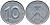 ГДР 10 пфеннигов 1952 A КМ 7 алюминий 261-315
