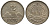 Гватемала 1/4 реала 1897 5 звезд, Испанское правление KM 162 серебро 4549-1152