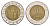 Египет 1 фунт 2018 KM 940a биметалл 3459-1057