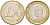 Испания 1 евро 2005 Хуан Карлос I KM 1046 биметалл 4543-311