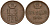 Россия денежка 1854 ЕМ, Николай I (1826-1855) Биткин 616 медь 4158-558