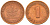 ФРГ 1 ПФЕННИГ 1966 J KM 105, J.380 сталь плакированная медью 4396-1516