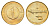 Словения 1 толар 2004 рыбы KM 4 латунь UNC 4148-611