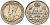 Канада 5 центов 1920 Георг V (1910-1936) KM 22а серебро 4585-728