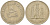 ОАЭ 50 филсов 1973 AH 1393, нефтяные вышки KM 5 медно-никель 3851-931