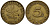 ФРГ 5 пфеннигов 1949 J KM 102 сталь плакированная бронзой 4189-848