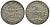 Брауншвейг-Вольфенбюттель 1/6 талера 1768 IDB, вес 5,09 гр. KM 971 серебро 413-2213