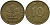 ФРГ 10 ПФЕННИГОВ 1981 D KM 108, J.383 сталь плакированная латунью 33-146