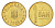 Румыния 1 бань (бани) 2005 KM 189 сталь плакированная латунью UNC 4702-123