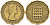 Великобритания 3 пенса 1954 Елизавета II (1952-2022) KM 900, Spink 4153 никель латунь 4589-822