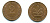 ФРГ 2 пфеннига 1982 D KM 106a, J.381a сталь плакированная медью 3999-1134