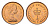 Великобритания 1/2 пенни 1976 Елизавета II (1952-2022) KM 914, Spink 4239 бронза UNC 4697-916