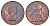 Великобритания 1 пенни 1963 Елизавета II (1952-2022) KM 897, Spink 4157 бронза 3855-322