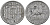 Испания 10 сентимо 1941 всадник KM 766 алюминий    4153-147