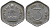 Индия 3 пайс 1966 ромб - Бомбей KM 14.1 алюминий 4396-1649