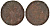 Россия деньга 1748 Елизавета (1741-1762) Биткин к 358 медь 51-3546