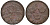Швеция 1/6 эре 1667 S.m. Карл XI (1660-1697) KM 254 медь 4177-412
