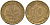 ФРГ 10 ПФЕННИГОВ 1950 J KM 103, J. 378 сталь плакированная латунью 4514-942
