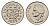 Индонезия 50 сенов 1955 KM 10.1 медно-никель UNC 4649-1134