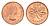 Канада 1 цент 1963 Елизавета II (1952-2022), кленовый лист KM 49 бронза UNC 4639-323